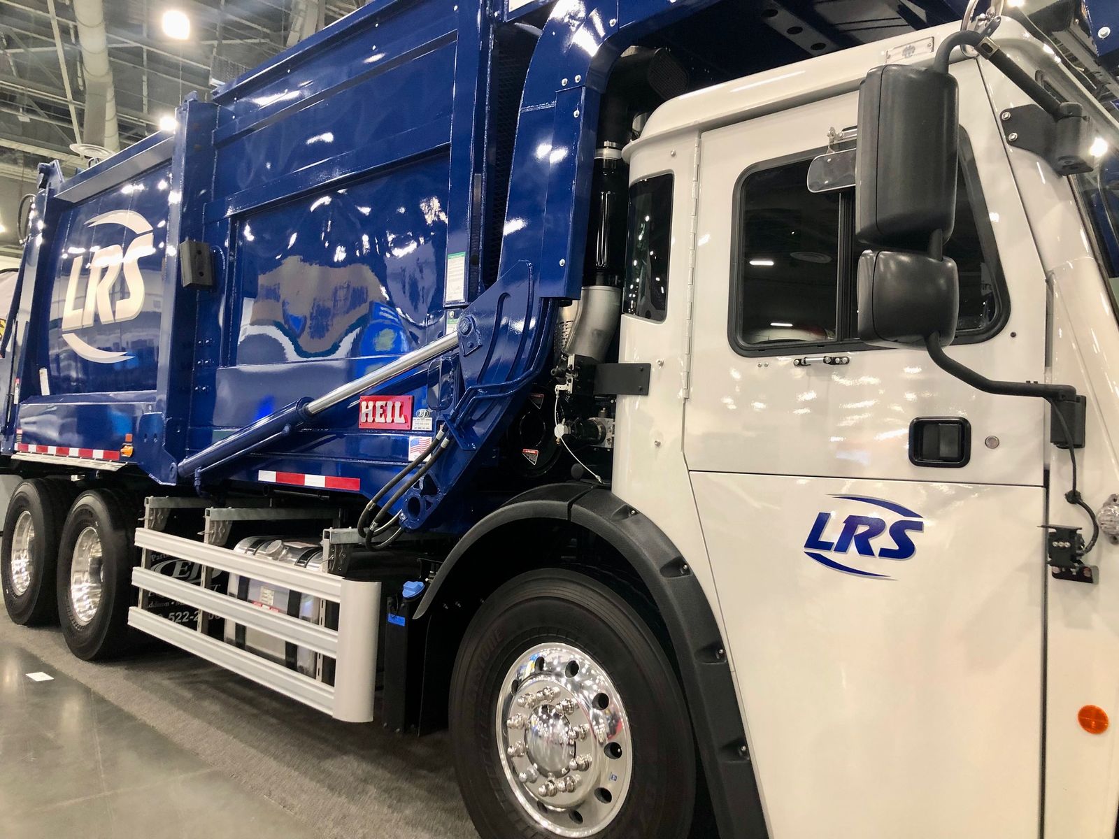 LRS truck on display at WasteExpo 2022